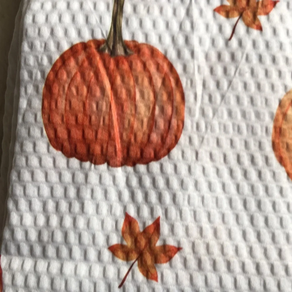 Maple Gourds Pumpkin Print Water Resistant Shower Curtain
